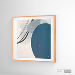 Cargar imagen en el visor de la galería, Cuadro Abstracto Nórdico Óvalos Dos
