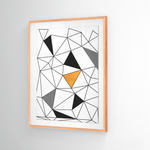 Cargar imagen en el visor de la galería, Cuadro Abstracto Prisma Pirámide
