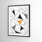 Cargar imagen en el visor de la galería, Cuadro Abstracto Prisma Pirámide
