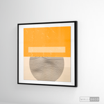 Cargar imagen en el visor de la galería, Cuadro Abstracto Minimal Sunset Yellow
