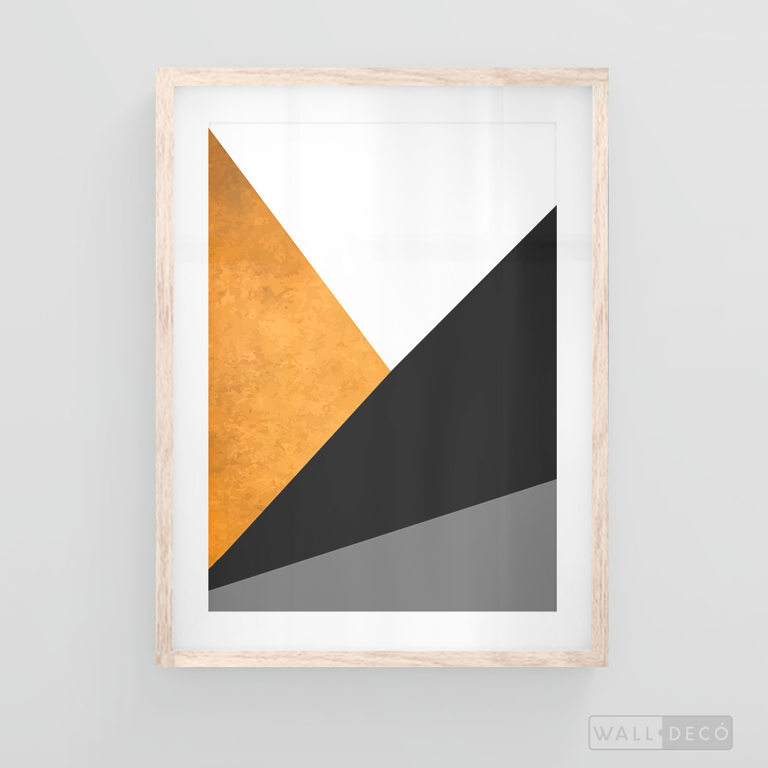 Cuadro Abstracto Prisma Triangular