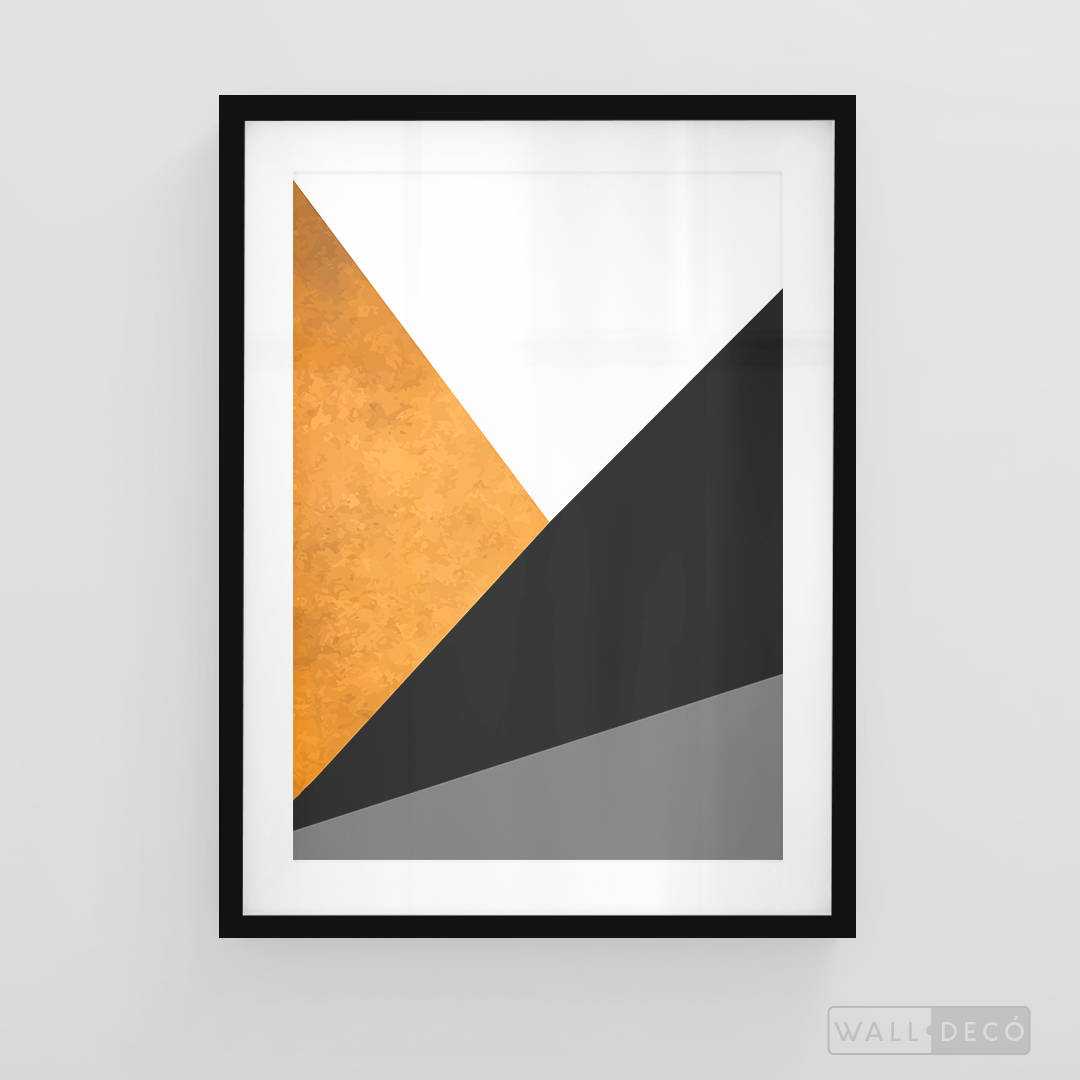 Cuadro Abstracto Prisma Triangular