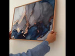 Cargar y reproducir el video en el visor de la galería, Cuadro Fluido Abstracto (A)
