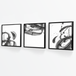 Cargar imagen en el visor de la galería, Tríptico Minimalista Pinceladas (Set x 3)
